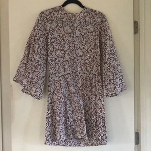 BNWT Acacia Manu Dress Brown Batik size small